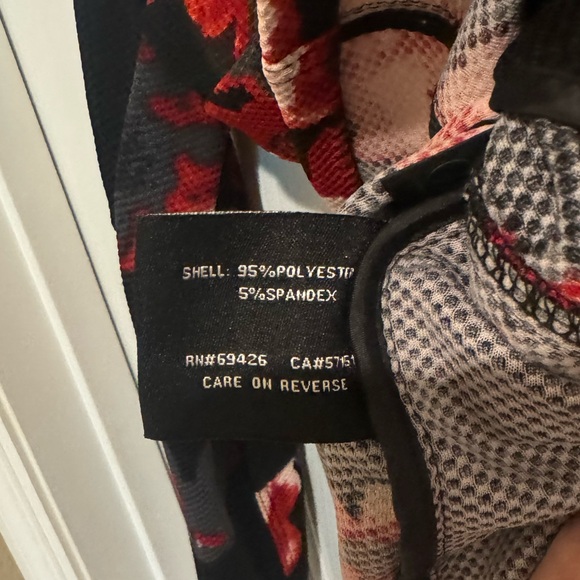 Black Rivet Women’s Black & Red Floral Jacket, X-Small, Bomber Style Jacket - Picture 13 of 13